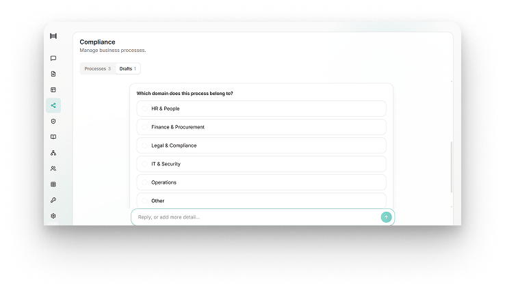 Compliance Intelligence product screen