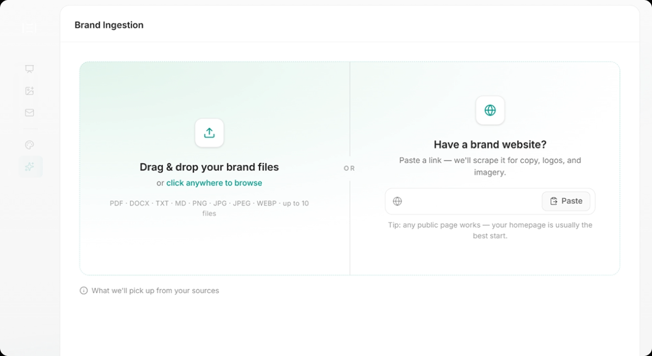 Brand Ingestion demo
