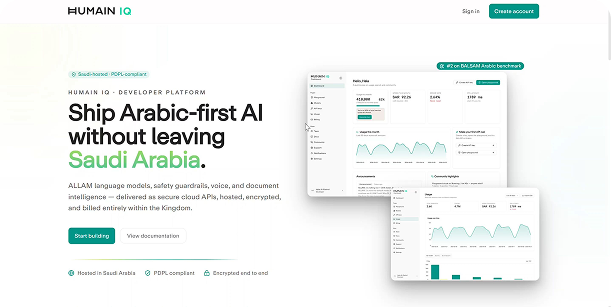 HUMAIN IQ Portal product screenshot